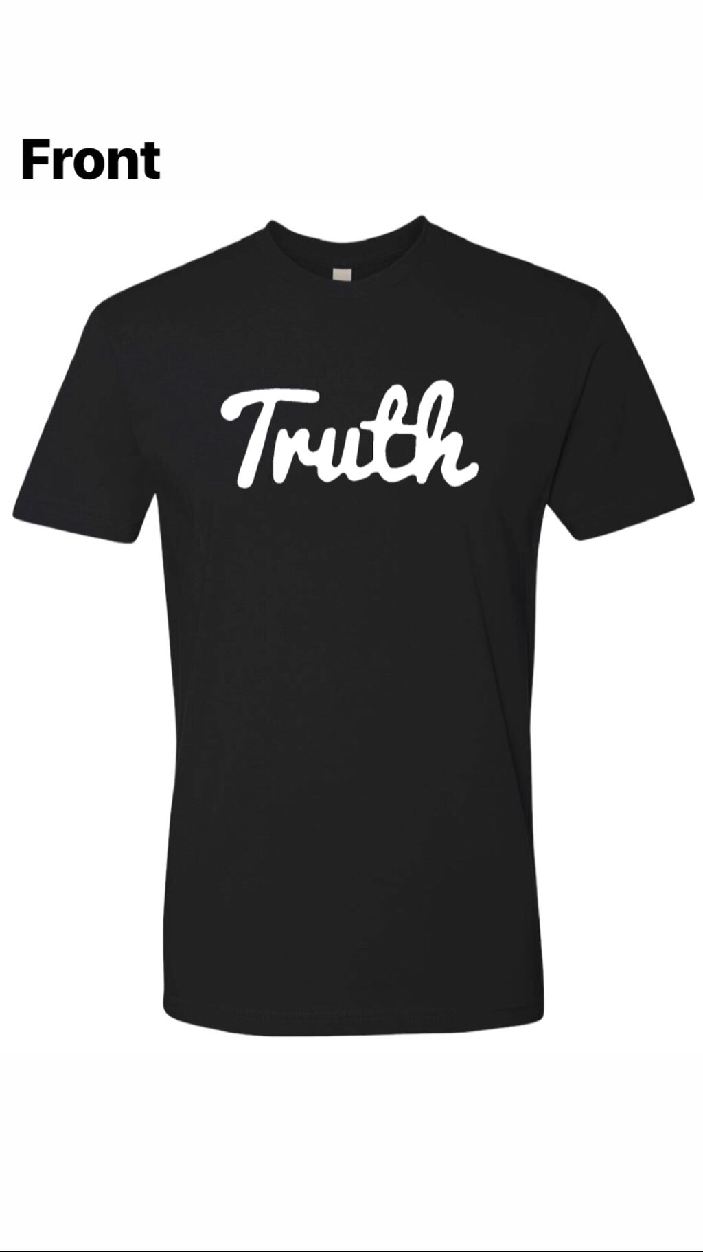 The Truth Defined Double Sided T-shirt in Black